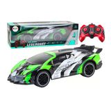 Auto Sportowe Rc 1:10 25 Km/H Maksimum Hızlı, 42 Cm Dev Boyutlu Ve Hassas Kontrollü Uzaktan Kumandalı Spor Yarış Arabası Yeşil