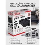 AutoBase Carub Araç İçi Şişme Yatak Arka Koltuk Kolay Şişirme ve Premium Malzeme ile Konforlu Dinlenme