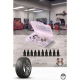 Autobase Motosiklet ve Araba Lastik Tamir Kiti Kauçuk Vidalı Yama Seti