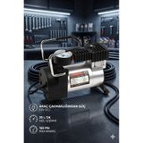 AutoBase Profesyonel Metal Oto Araç Hava Kompresörü 12V Lastik Pompası 150PSI