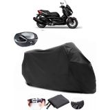 Autoen Yamaha X-Max 400 Iron Max Siyah Arka Çanta Uyumlu Motosiklet Branda Su Geçirmez Dayanıklı Kumaş