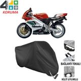 Autoes Bimota Racing V Due Siyah Kilit Uyumlu Motosiklet Brandası