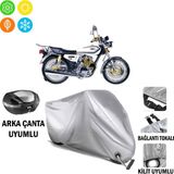 Autoes Falcon Leopar 222 Branda Motosiklet Brandası Arka Çanta Bağlantı ve Kilit Uyumlu