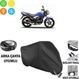 Autoes Haojue DA135S Siyah Kilit Uyumlu Motosiklet Brandası
