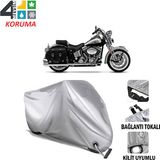 AUTOES Harley-Davidson Heritage Springer Motosiklet Branda Bağlantı ve Kilit Uyumlu