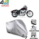 AUTOES Harley-Davidson Sportster 883 Low Motosiklet Branda Bağlantı ve Kilit Uyumlu