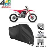 Autoes Honda CRF 450R Siyah Kilit Uyumlu Motosiklet Brandası