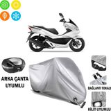 Autoes Honda Pcx 150 Branda Motosiklet Brandası Arka Çanta Bağlantı ve Kilit Uyumlu