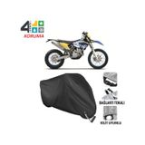 Autoes Husaberg FE 250 Siyah Bağlantı ve Kilit Uyumlu Motosiklet Brandası