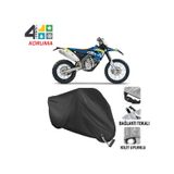 Autoes Husaberg FE 450 Siyah Bağlantı ve Kilit Uyumlu Motosiklet Brandası