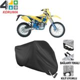 Autoes Husaberg FE 501 Siyah Kilit Uyumlu Motosiklet Brandası