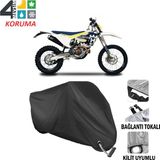 Autoes Husqvarna FE 350 Siyah Kilit Uyumlu Motosiklet Brandası