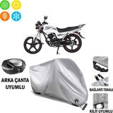 Autoes Mondial 100 Mg Superboy Branda Motosiklet Brandası Arka Çanta Bağlantı ve Kilit Uyumlu