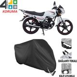 AUTOES Mondial 150 Mg Superboy x Motosiklet Branda Bağlantı ve Kilit Uyumlu Siyah