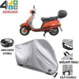 Autoes Yamaha Beluga 125 Kilit Uyumlu Motosiklet Brandası