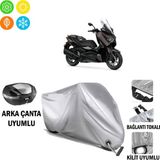 AUTOES Yamaha Xmax 250 Tech Max Branda Motosiklet Branda Arka Çanta Bağlantı,kilit Uyumlu