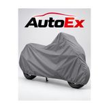 AUTOEX Arora CG 50 Uyumlu Düz Gri Su geçirmez Motosiklet Brandası-UV korumalı,Bağlantı Klipsli.Alt kısmı Lastikli Motor Çadırı