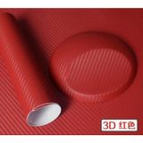 Autofolyo 3D Karbon Folyo Kırmızı 127 Cm X