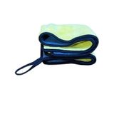 AUTOFRESH ÇİFT KAT Mikrofiber Oto Kurulama Havlusu 30x60 cm 800gsm (Kenarı biye ) GRİ SARI