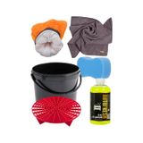Autofresh Oto Dış Yıkama Seti Araç Yıkama Kovalı Ve Kum Çakır Filtreli Grid Guard Set