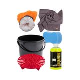 Autofresh Oto Dış Yıkama Seti Araç Yıkama Kovalı Ve Kum Çakır Filtreli Grid Guard Set