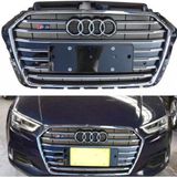 Autogp Audi A3 S3 Ön Panjur Izgara 2016+ 8V Oem Krom Siyah - Makyajlı