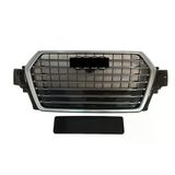 Autogp Audi Q7 Sq7 Ön Panjur Izgara 2015 / 2019 Krom Siyah