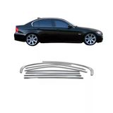Autogp Bmw E90 Cam Çerçevesi Kenar Çıtası Krom Tamtur 8 Parça 2005 / 2012