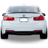 Autogp Bmw F30 Arka Tampon Difüzörü 2 Çıkış Pianoblack