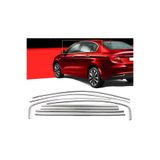 Autogp Fiat Egea Sedan Cam Çerçevesi Kenar Çıtası Krom Tamtur 8 Parça 2015+