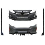 Autogp Honda Civic Fc5 Typer Body Kit Tampon Panjur Seti Sedan 2016 / 2021