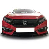 Autogp Honda Civic Fc5 Uyumlu Ön Tampon Altı Lip 3 Parça Kulaklı