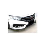 Autogp Honda Civic Fc5 Uyumlu Ön Tampon Flap Lip Piano Black 2016+