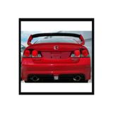 autogp Honda civic fd6 uyumlu bagaj üstü spoiler yüksek oval 4 parça boyasız 2006 /2011