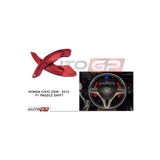 autogp Honda civic fd6 uyumlu typer fn2 direksiyon f1 vites kulakçık paddle shift kırmızı 2006 / 201