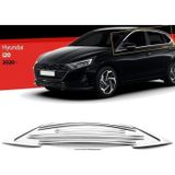 Autogp Hyundai i20 cam çerçevesi kenar çıtası krom tamtur 2019+ 14 parça