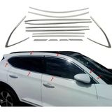Autogp Hyundai Tucson Cam Çerçevesi Kenar Çıtası Krom Tamtur 2015+ 14 Parça