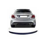 Autogp Mercedes W205 Bagaj Üstü Spoiler Amg 2015+ C180 Siyah Boyalı