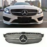 Autogp Mercedes W205 Diamond Amg Ön Panjur Izgara Seti 2014 / 2018 C Serisi