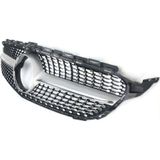 Autogp Mercedes W205 Diamond Ön Panjur Izgara Gri Kameralı 2015 / 2018