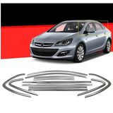 Autogp Opel Astra J Cam Çerçevesi Kenar Çıtası Krom Tamtur Sedan