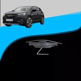 Autogp Opel Grandland Cam Çerçevesi Kenar Çıtası Krom Tamtur 2017+ 14 Parça