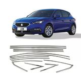 Autogp Seat Leon Cam Çerçevesi Kenar Çıtası Krom Tamtur 2021+ 10 Parça