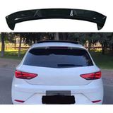 Autogp Seat Leon Uyumlu Bagaj Üstü Spoiler Siyah Boyalı Plastik 2013+