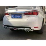 Autogp Toyota Corolla Difüzör Arka Tampon Eki Gri 4Çıkış 2016+