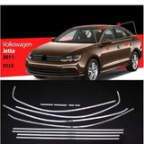 Autogp Vw Jetta Cam Çerçevesi Kenar Çıtası Krom Tamtur 2011 / 2020 12 Parça
