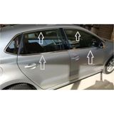 Autogp Vw Polo 6R 6C Cam Çerçevesi Kenar Çıtası Krom Tamtur 2009 / 2018 16 Parça