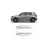 Autogp Vw T-Cross Cam Çerçevesi Kenar Çıtası Krom Tamtur 10 Parça