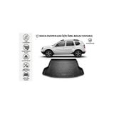 AutoGuard Dacıa Duster Suv (4X2) 2010-2017 Model Uyumlu Bagaj Havuzu TPE Malzeme Kokusuz 3D Yumuşak Lazer Ölçüm Yerli Üretim Bagaj Paspası