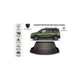 AutoGuard Peugeout Rifter 2019 ve Sonrası Uyumlu 3D Bagaj Havuzu TPE Malzeme Kokusuz Yumuşak Lazer Ölçüm Yerli Üretim